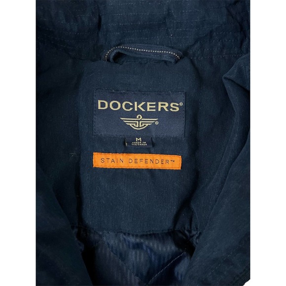 Dockers Stain Defender Men's Lined Soft Jacket Blue Size Medium - Picture 3 of 9